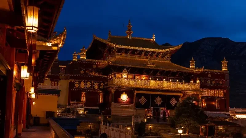 塔尔寺晨钟：河湟藏传佛教文化印记 - 人文纪录 - 塔尔寺 夜景城市影像封面